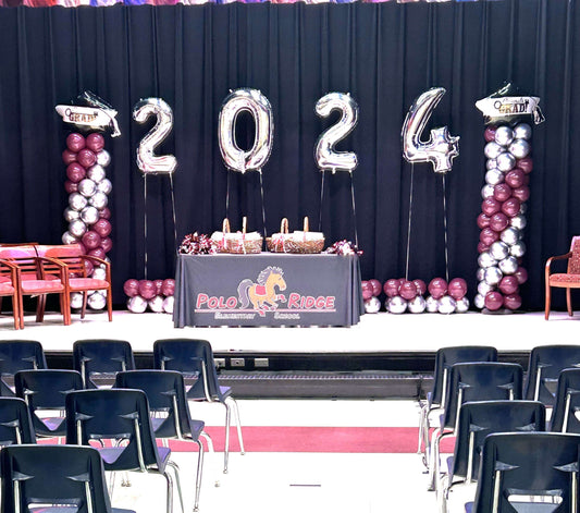 2025 Graduation Stage Decoration Backdrop Set Balloon & Party Decorations Balloon & Party Charlotte 499