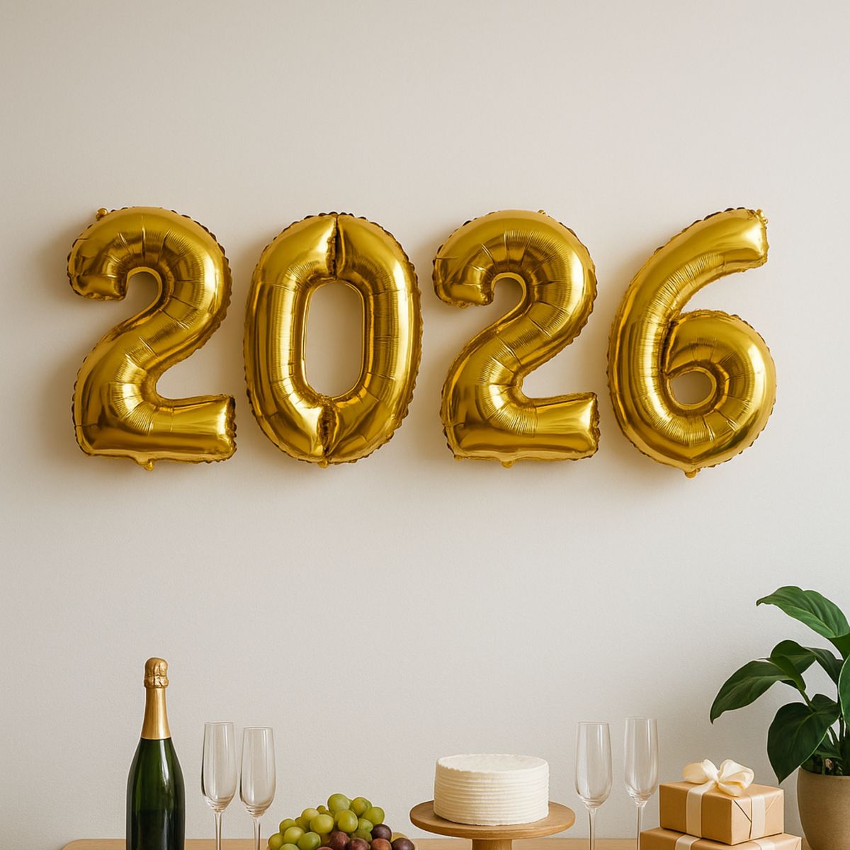 2026 foil balloon banner