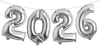 2026 foil balloon banner