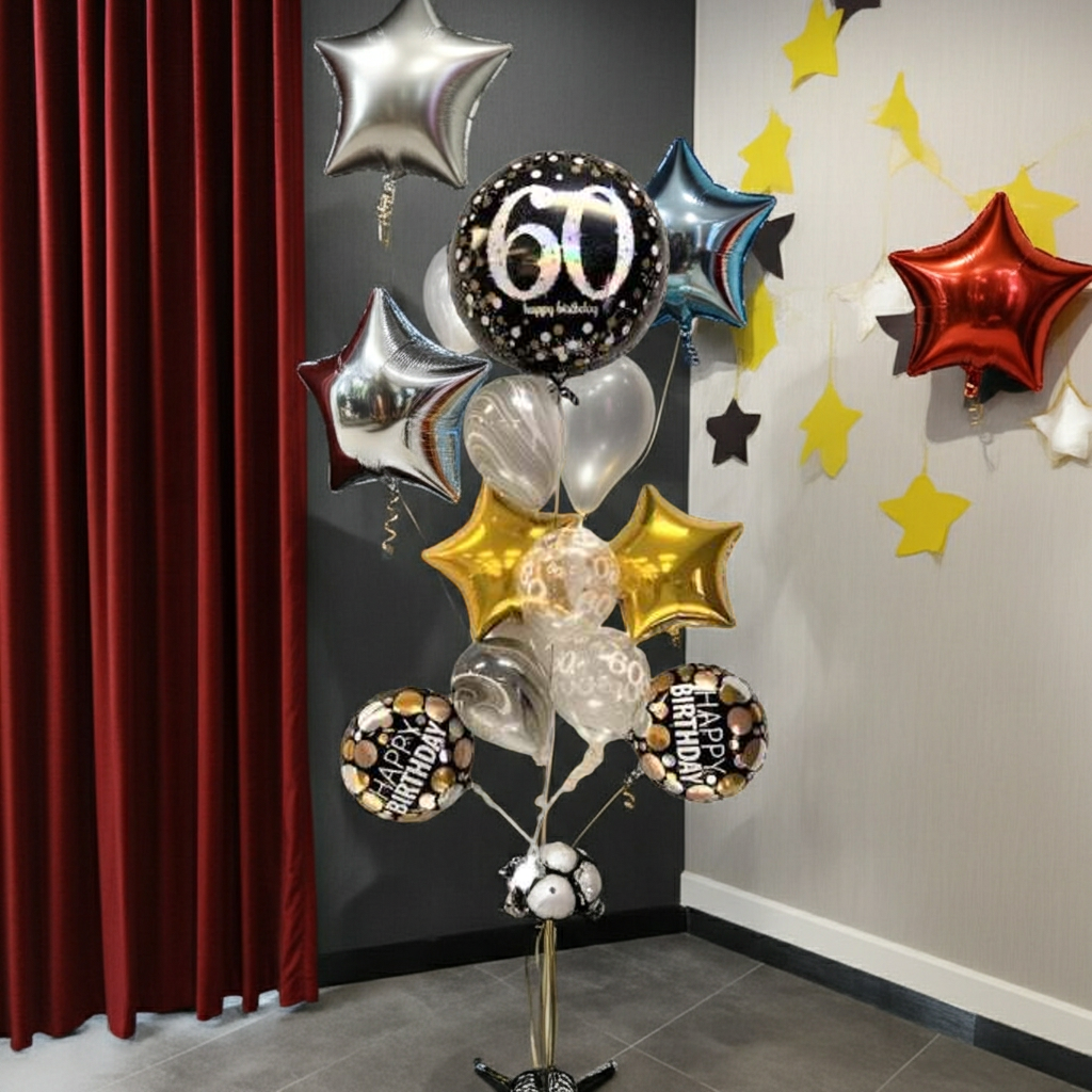 60 Birthday Star Bouquet