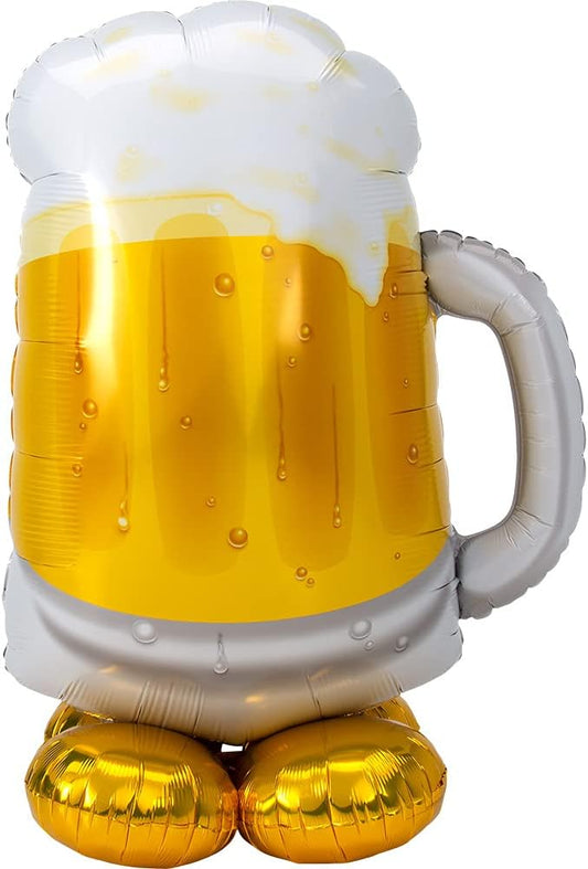 Beer mug balloon is 54 inches tall use for st. patricks day