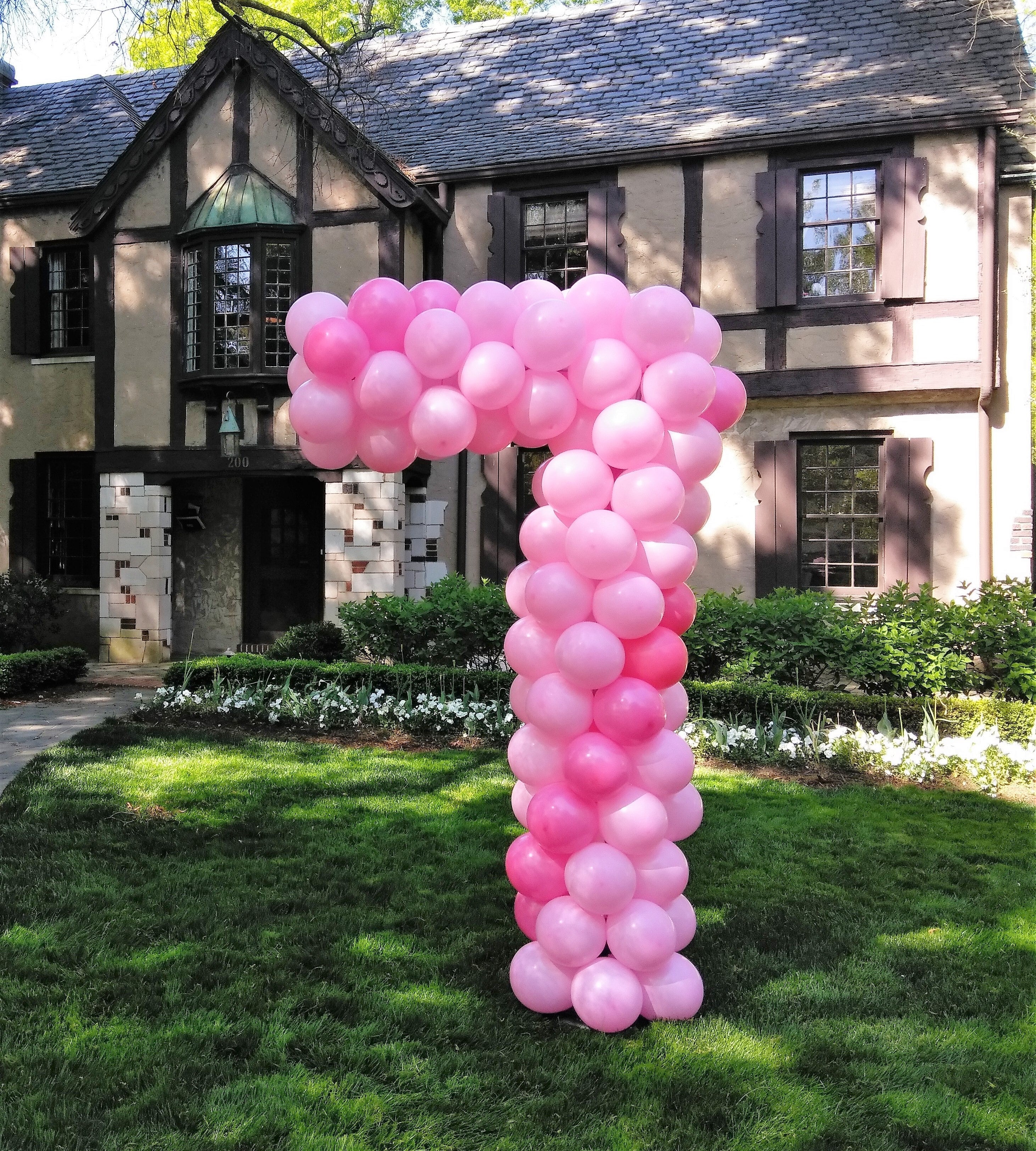 balloon numbers for yard