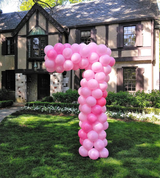 balloon numbers for yard