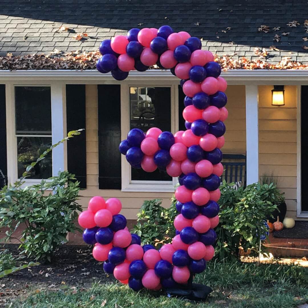 large balloon numbers