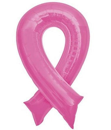 breast cancer ribbon balloon