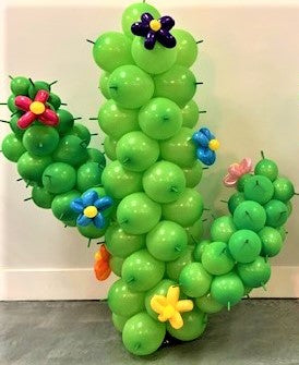 Cactus balloon Column Sculpture