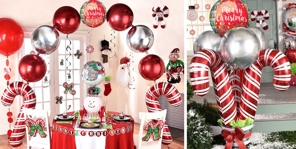 Christmas Ornament and Candy Cane Arch