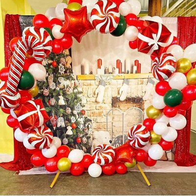 Christmas Candy Wreath