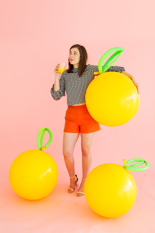 Citrus Fruit Balloon Sculpture Set