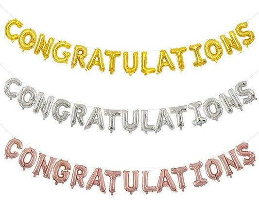 Congratulations Balloon Banner
