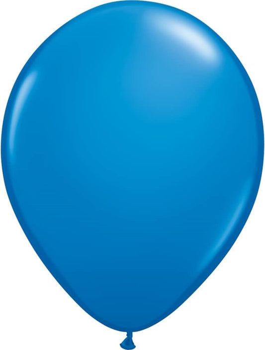 blue helium party balloon