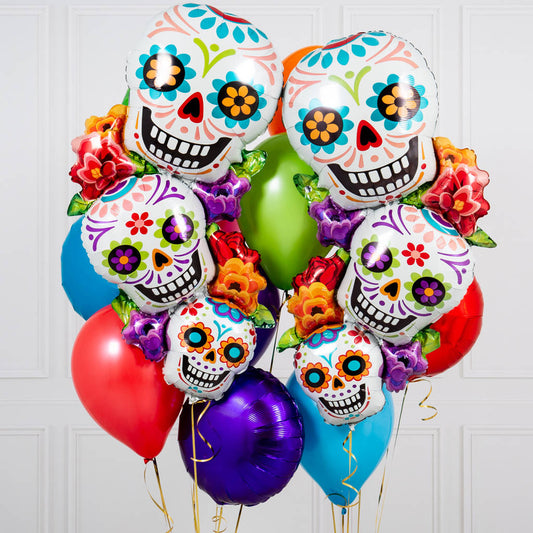 day of the dead balloon bouquets