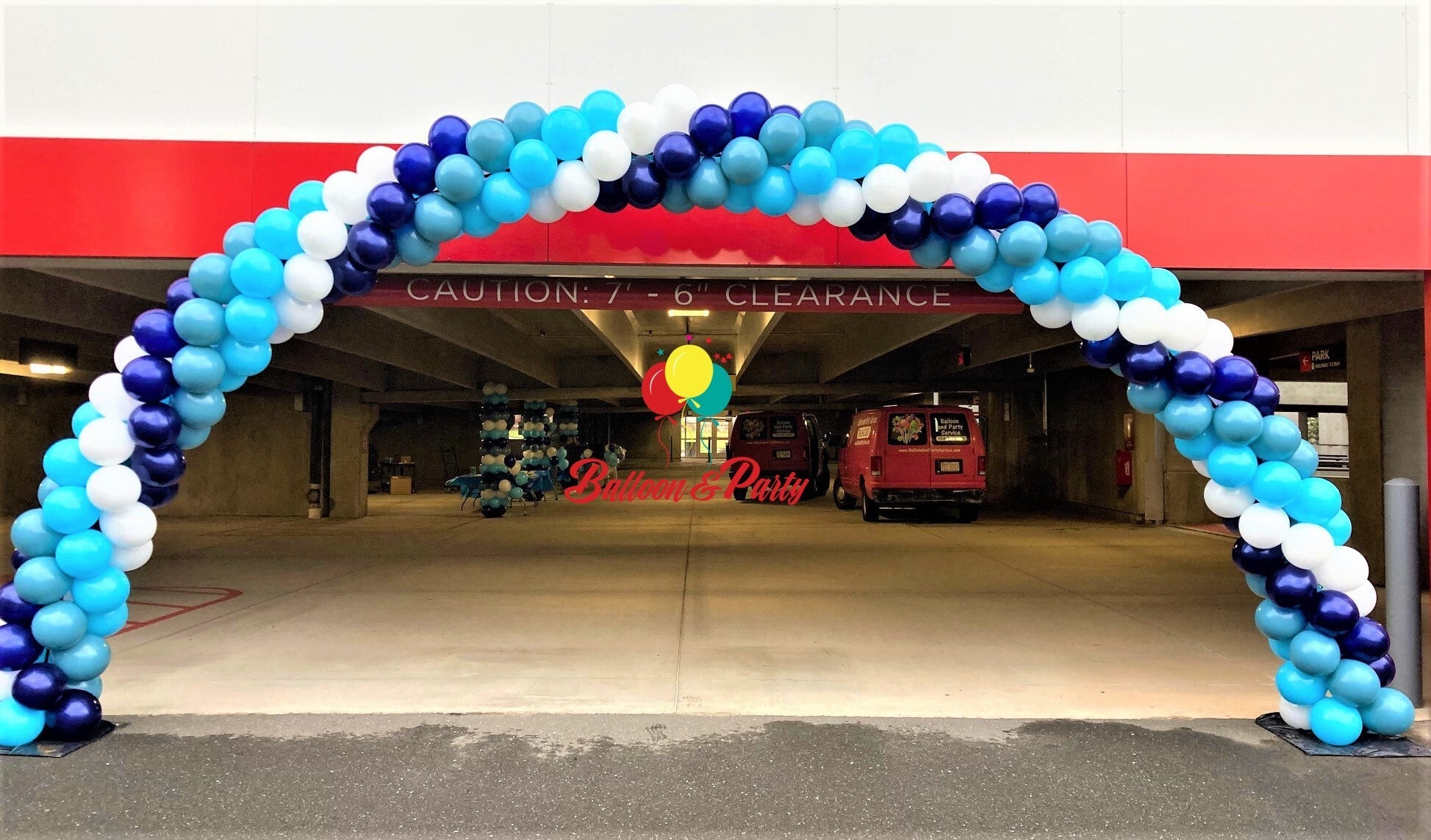 drive through balloon arch classic