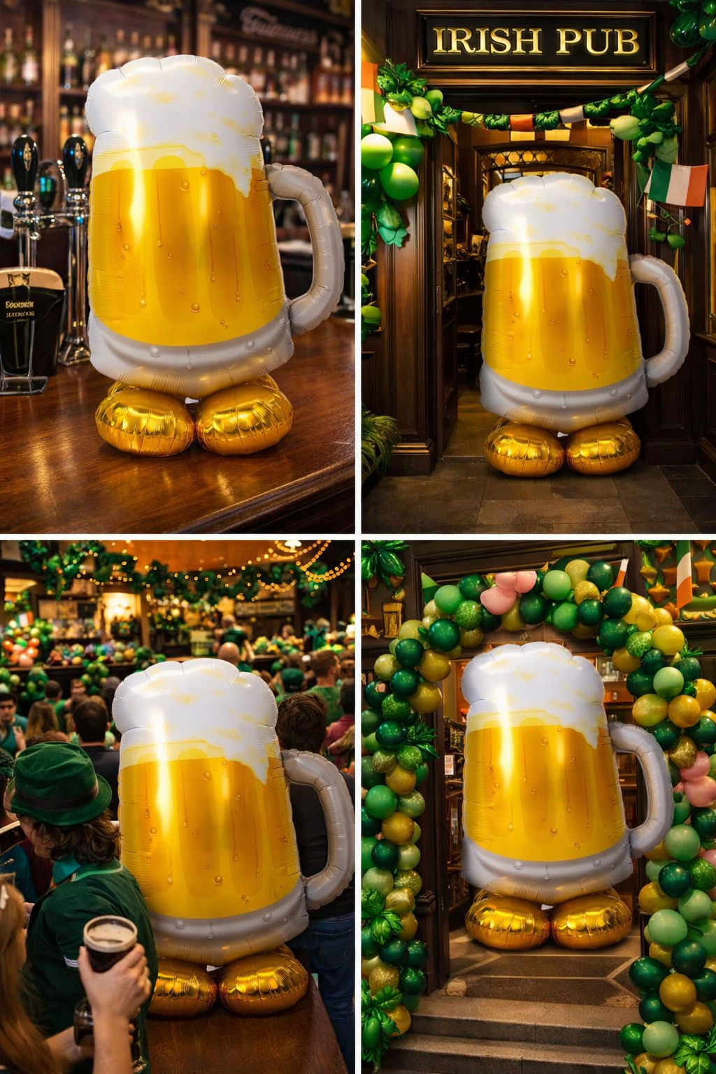 Giant Beer Balloon Column
