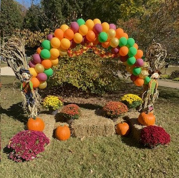 Fall Festival Balloon Arch Backdrop