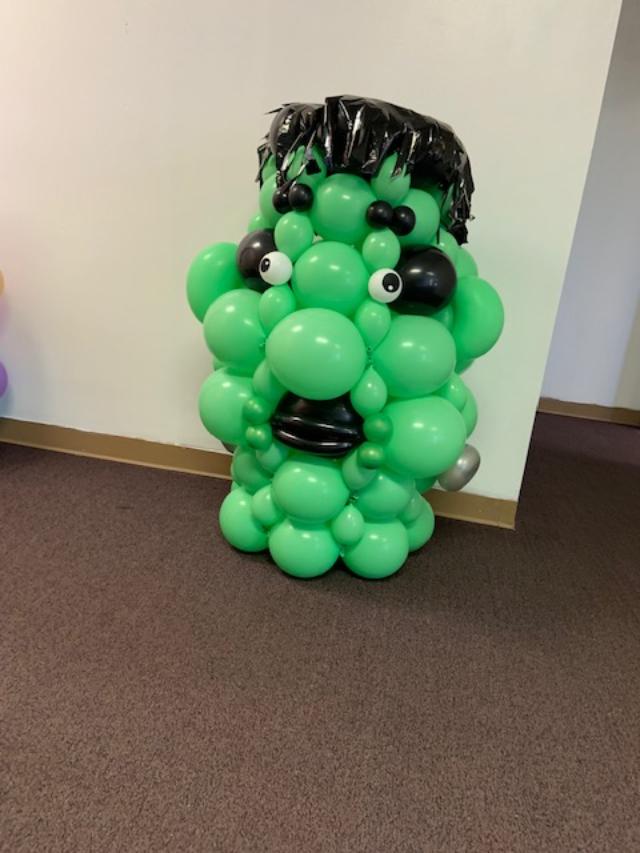 monster balloon decor