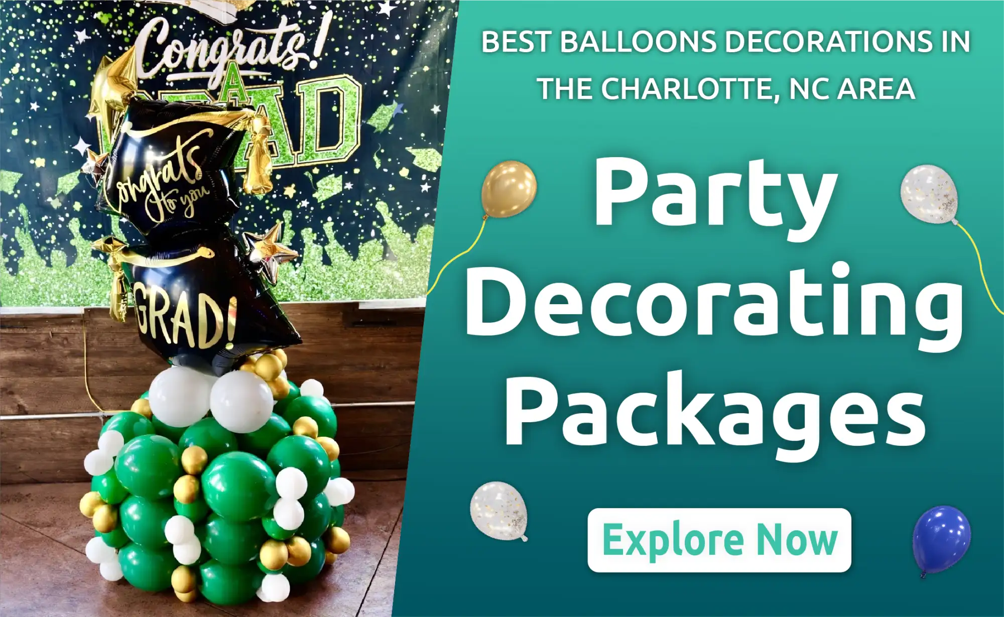 party balloon decoration