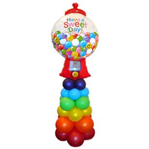 Gumball Balloon Columns