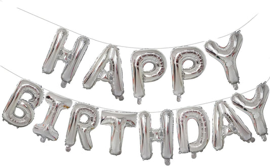 Happy Birthday Balloon Banner