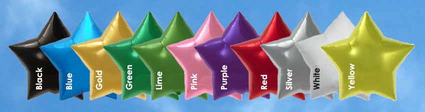 Mylar Balloons Stars