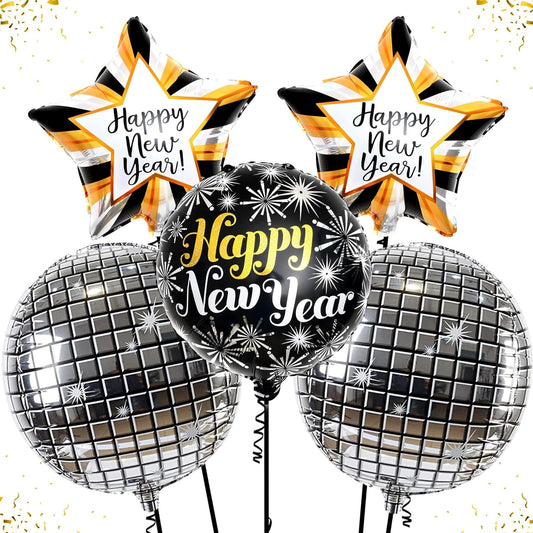 Happy New Year Disco Ball Decorating Package
