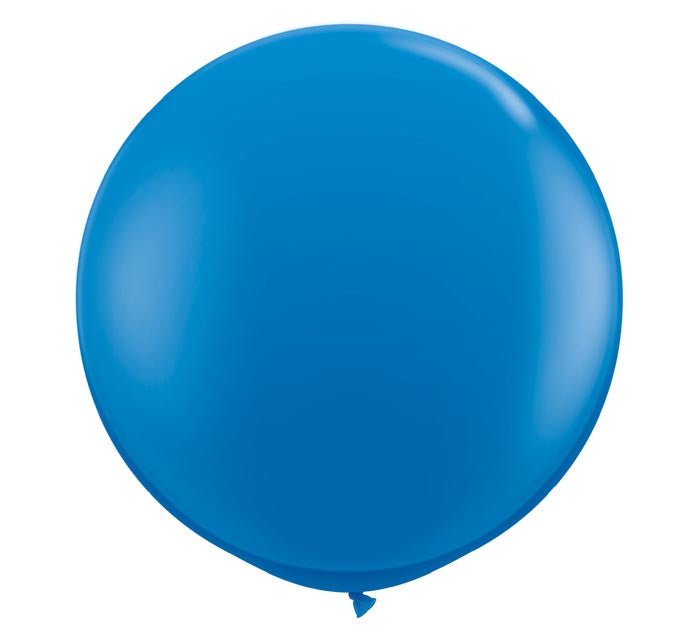 3 foot dark blue latex balloon