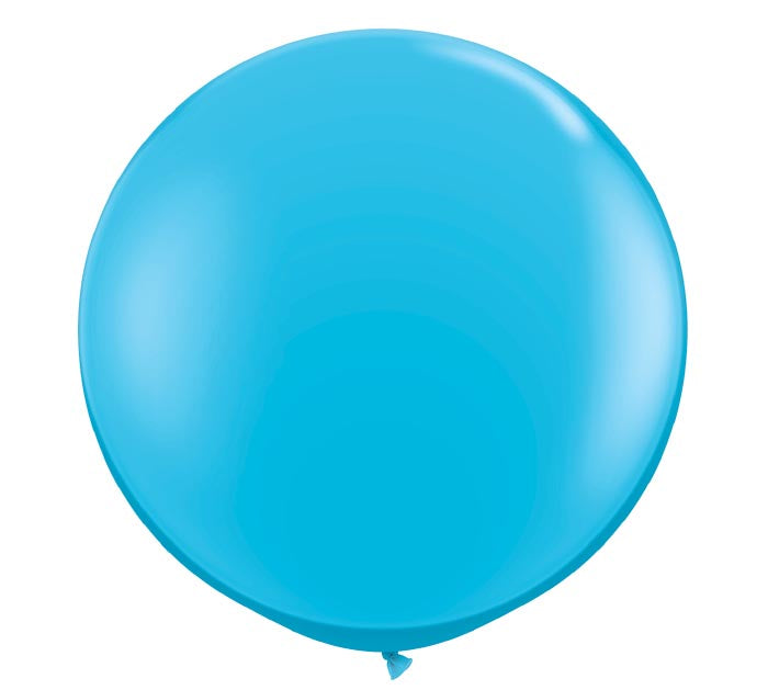 Large 3-foot Round Robins Egg Latex Balloon