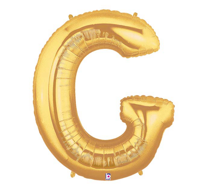 Letter G balloon gold