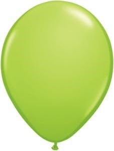 lime green party balloon