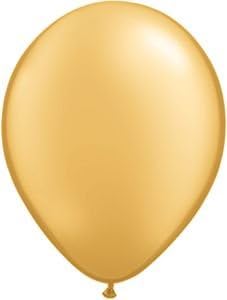 metallic gold latex balloon 