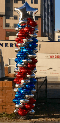 Mylar Balloon Columns
