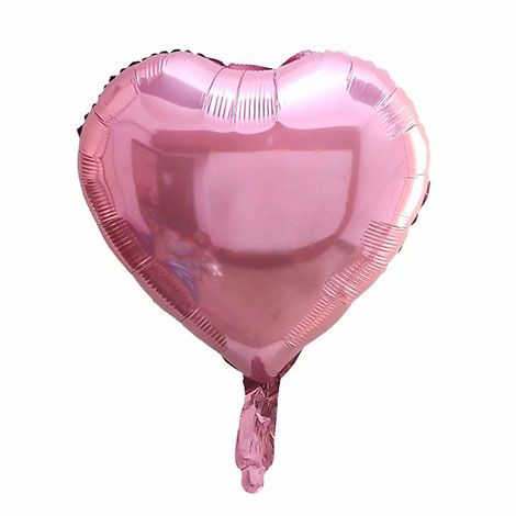 heart balloon pink