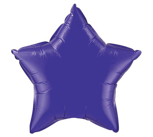foil star balloon purple