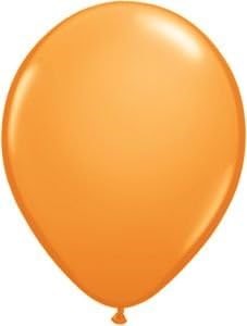 orange round party balloon