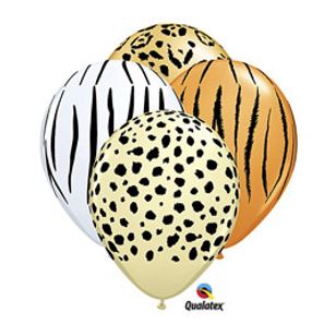 Printed Latex Animal Print Balloons