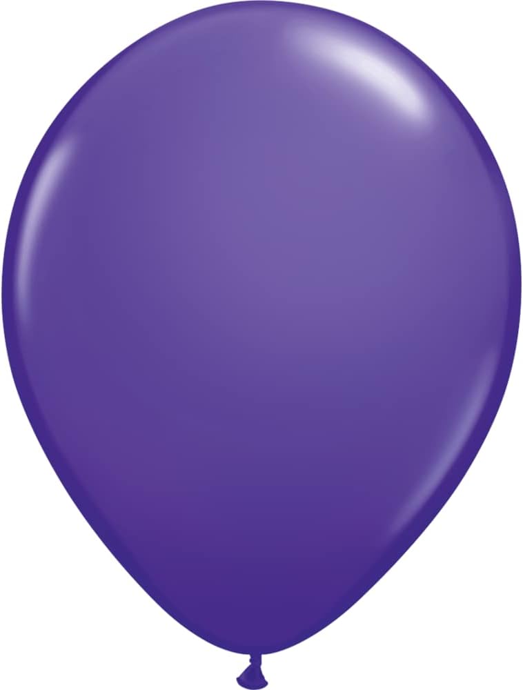 purple latex party balloon