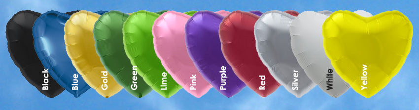 Mylar Balloon Hearts