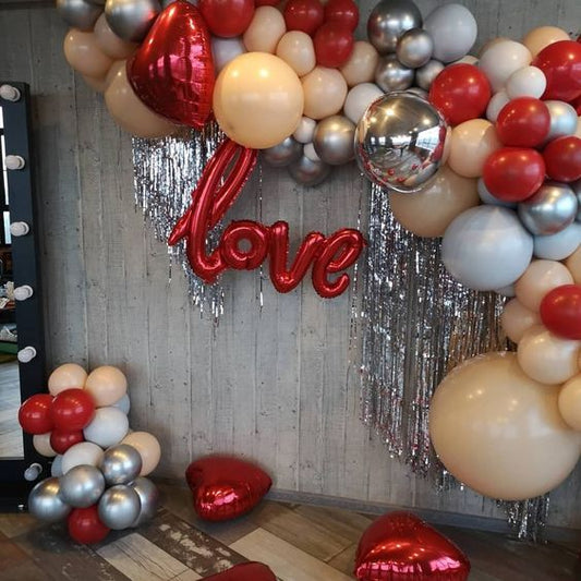 Valentine arch of Hearts and love Decor Package