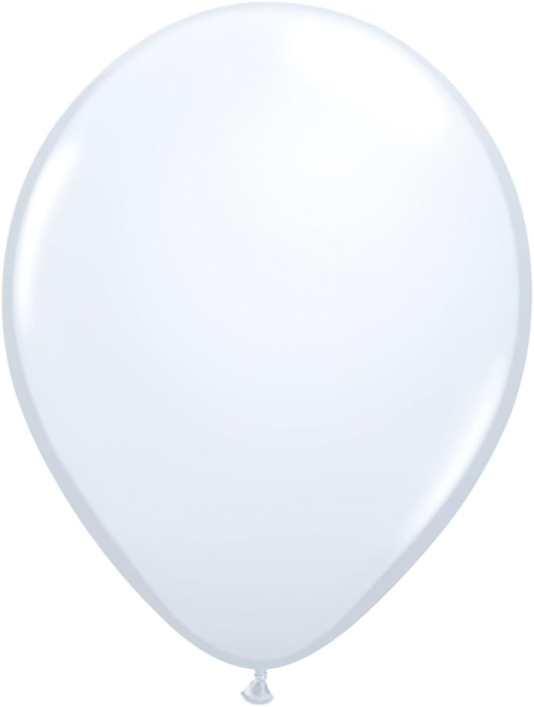 white round latex party balloon 