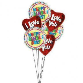 I Love You Dad balloon bouquet