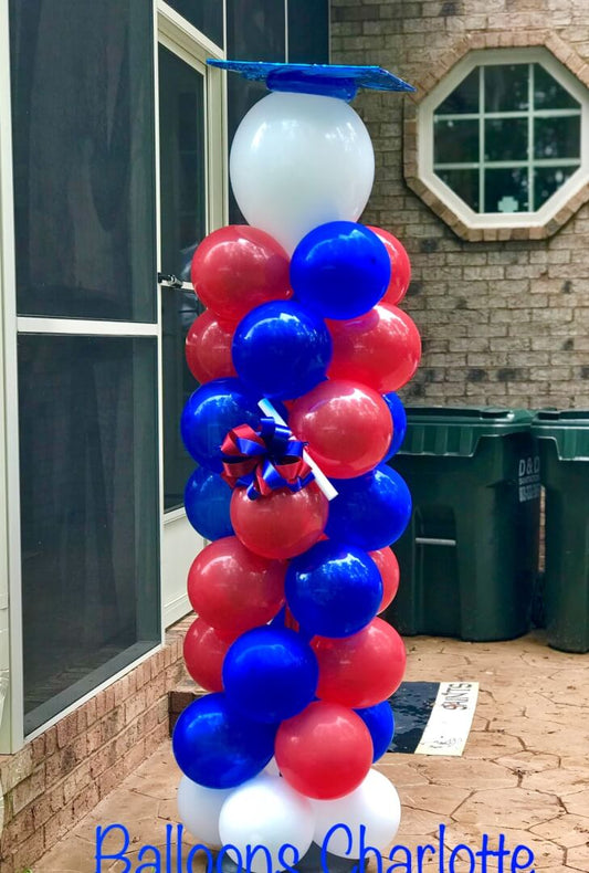 graduation balloon column