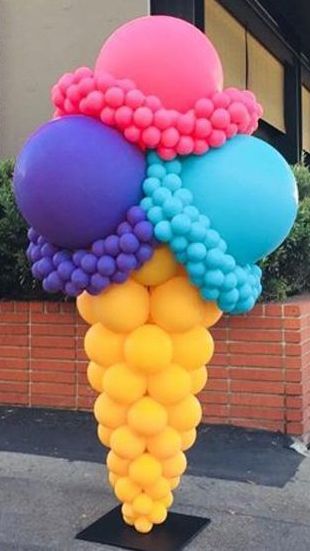 Ice cream Cone Triple Decker