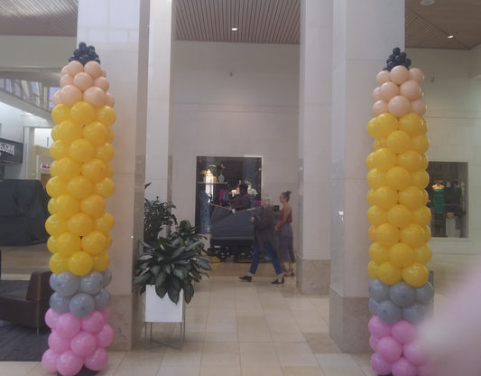 Pencil Balloon Sculpture Column