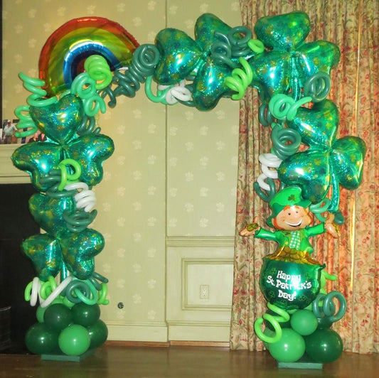 St. Patrick's Day Balloon Garland